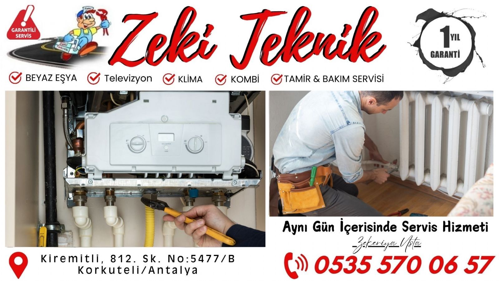 Korkuteli Kombi Bakımı Petek Temizleme